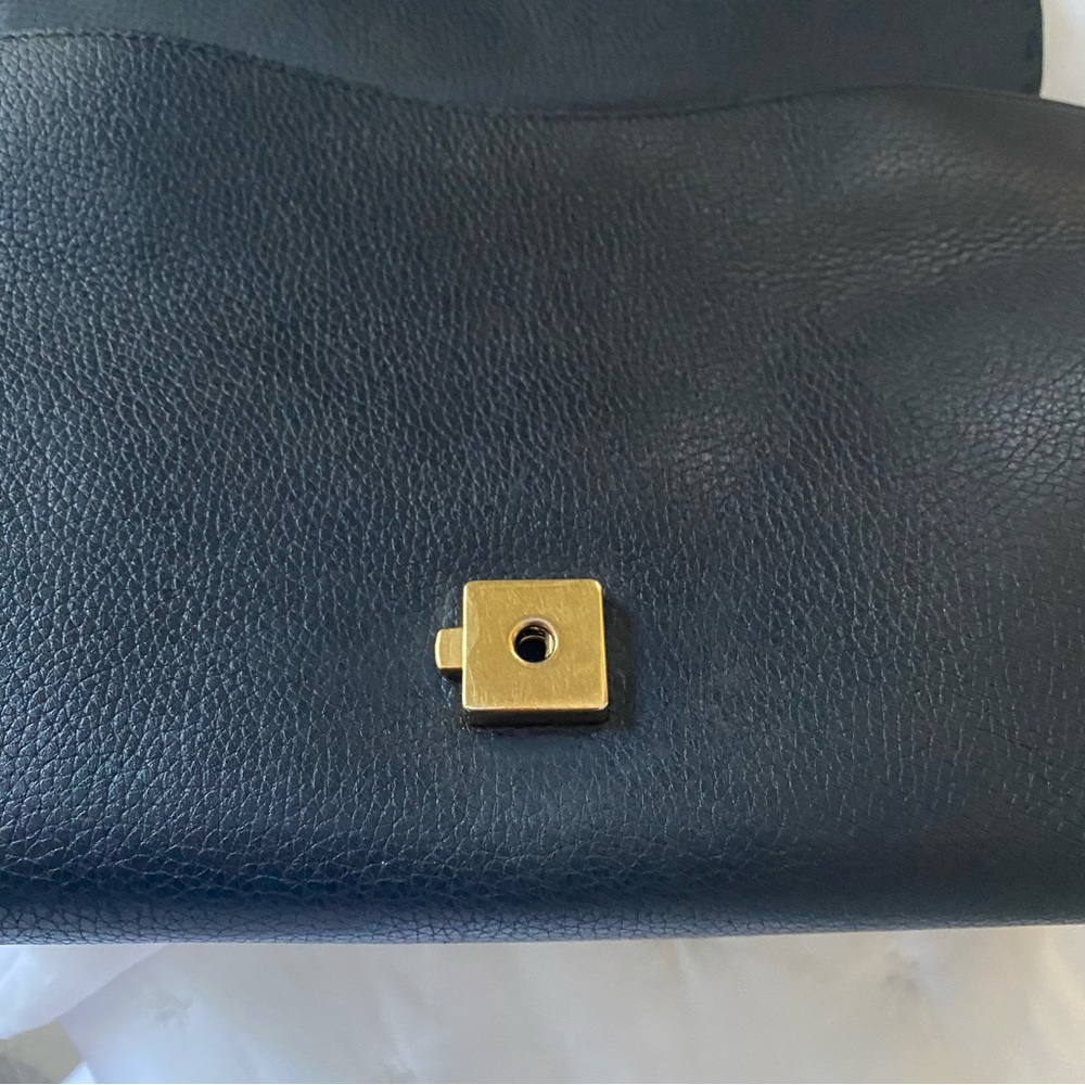 GUCCI GG MARMONT LEATHER TOP HANDLE BAG 421890 BLACK - Picture 13 of 15
